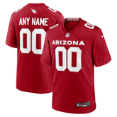 Arizona Cardinals Nike Custom Game Jersey - Cardinal