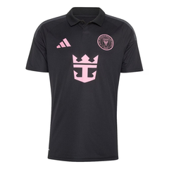 Miami Black & Pink Performance Football Jersey – Premium Soccer Shirt (Messi)