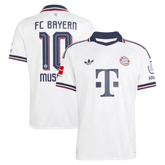 Jamal Musiala Bayern Munich 2026/27 Away On-Field Jersey - White