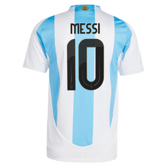 Lionel Messi Argentina National Team 2024 Home Player Jersey - White