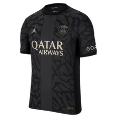 Jordan Brand Kylian Mbappe Paris Saint-Germain Anthracite 2023/24 Third Match Player Jersey Brand