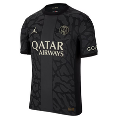 Jordan Brand Presnel Kimpembe Paris Saint-Germain Anthracite 2023/24 Third Match Player Jersey Brand