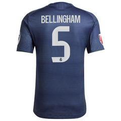 Jude Bellingham Real Madrid adidas 2025/26 Away Authentic Player Jersey - Blue Adidas