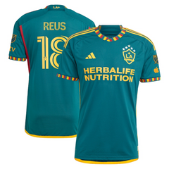 Marco Reus LA Galaxy adidas 2024 LA Kit Authentic Player Jersey - Green Adidas