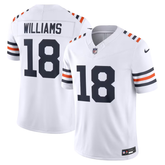 Chicago Style White & Navy Football Jersey (Williams)