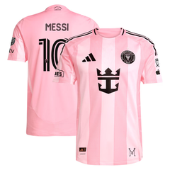 Miami Pink & Black Performance Football Jersey – Premium Soccer Shirt (Messi)