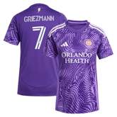 Orlando Purple & White Patterned Performance Football Jersey – (Griezmann)
