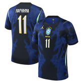 Raphinha Brazil National Team 2026 Away Stadium Jersey - Blue