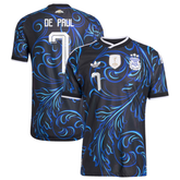Rodrigo De Paul Argentina National Team 2026 Away On-Field Jersey - Black