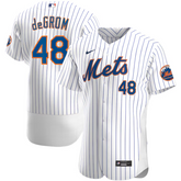 Jacob deGrom New York Mets Home Authentic Player Jersey - White