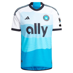 Charlotte FC adidas 2024 The Carolina Kit: Explore Authentic Jersey - Blue adidas