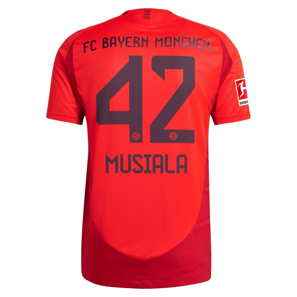 Jamal Musiala Bayern Munich adidas 2024/25 Home Authentic Player Jersey - Red adidas