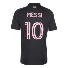 Miami Black & Pink Performance Football Jersey – Premium Soccer Shirt (Messi)