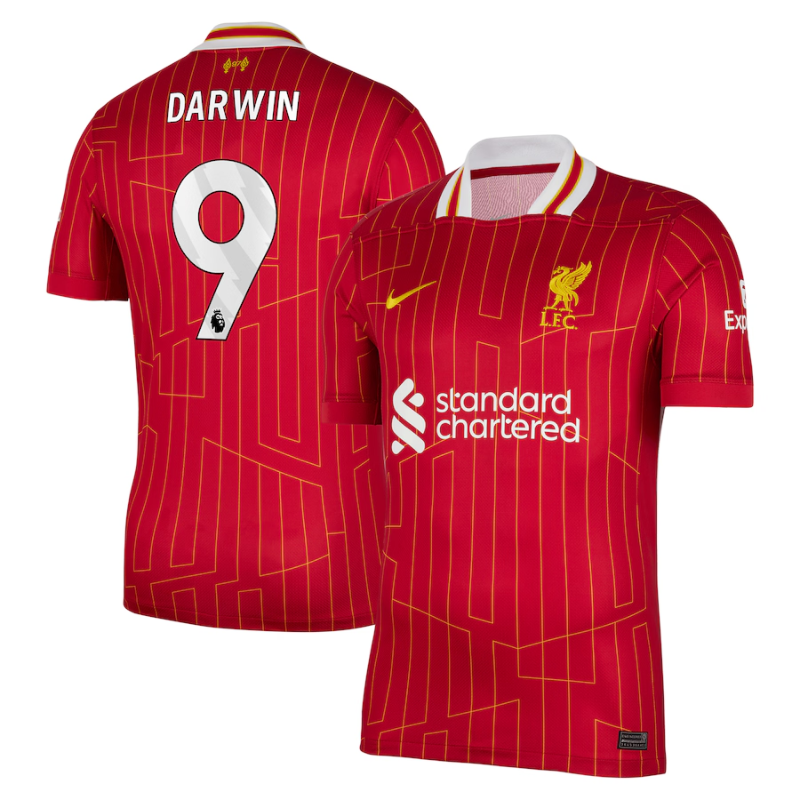 Darwin Núñez Liverpool 2024/25 Home Player Jersey – Red