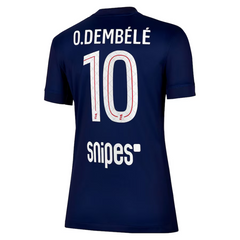 PSG Home Stadium Shirt 2025-26 - Womens with O. Dembélé 10 printing