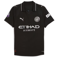 Erling Haaland Manchester City 2025/26 Away Player Jersey - Black