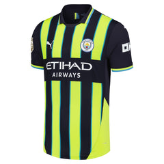 Erling Haaland Manchester City Puma 2024/25 Away Authentic Player Jersey - Navy Puma