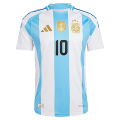 Lionel Messi Argentina National Team 2024 Home Player Jersey - White