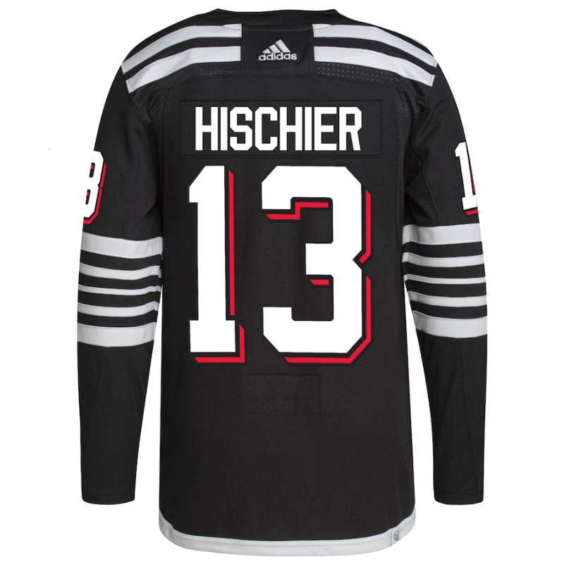 Nico Hischier New Jersey Devils Alternate Primegreen Player Jersey - Black