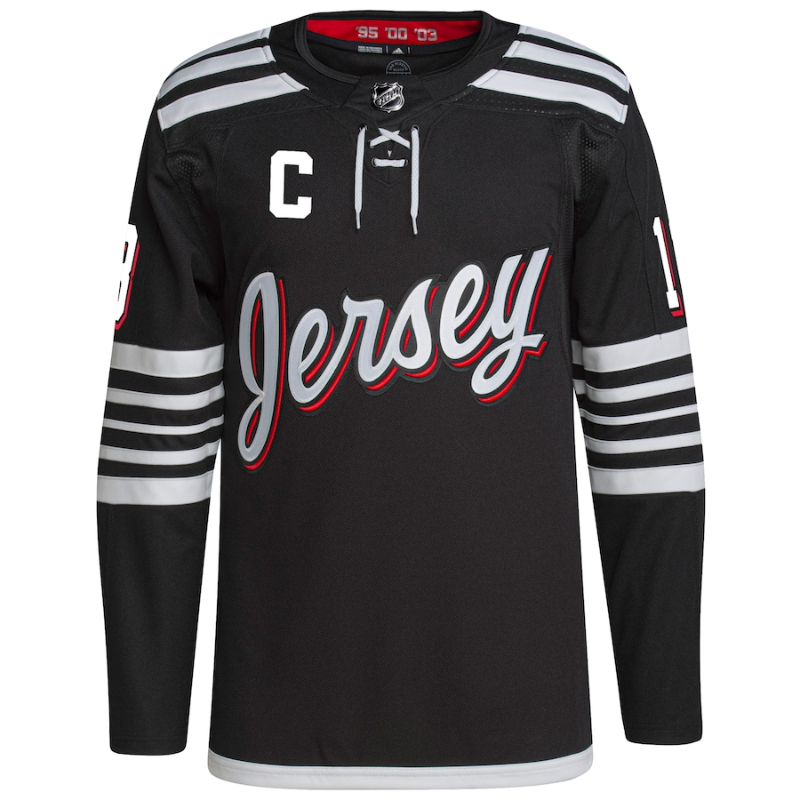 Nico Hischier New Jersey Devils Alternate Primegreen Player Jersey - Black