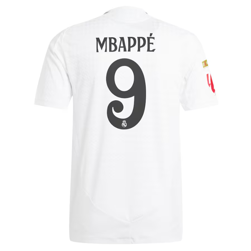 Kylian Mbappé Real Madrid 2024/25 Home Player Jersey - White