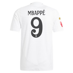Kylian Mbappé Real Madrid 2024/25 Home Player Jersey - White