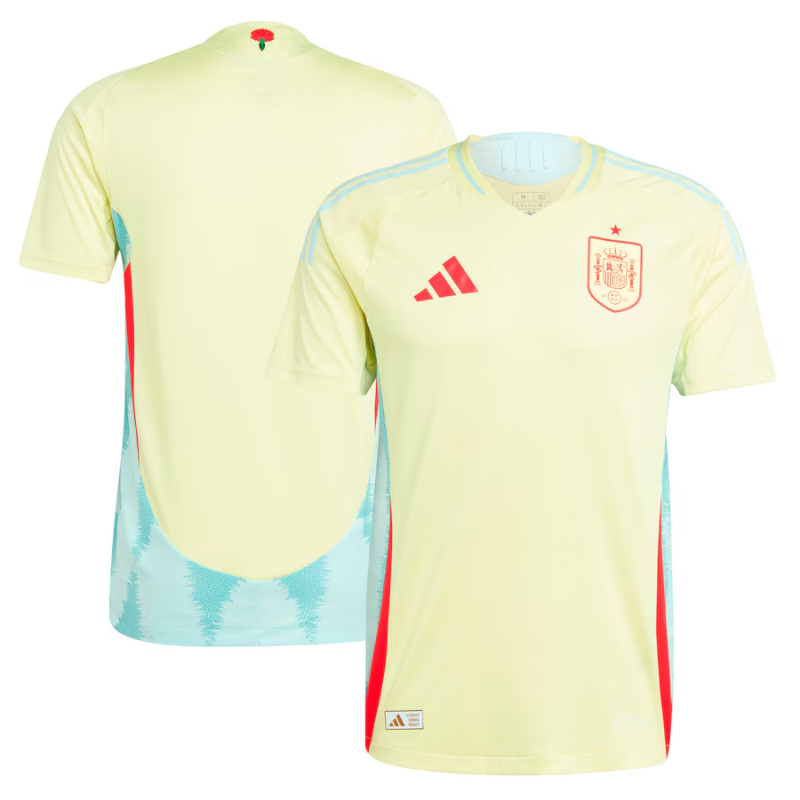 Spain National Team 2024 Away Jersey - Yellow Jersey Teams Leagues™