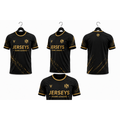 Jerseys Teams Leagues Black & Gold Performance Football Jersey