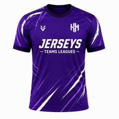 Jerseys Teams Leagues Purple Performance Football Jersey – Violet Edition