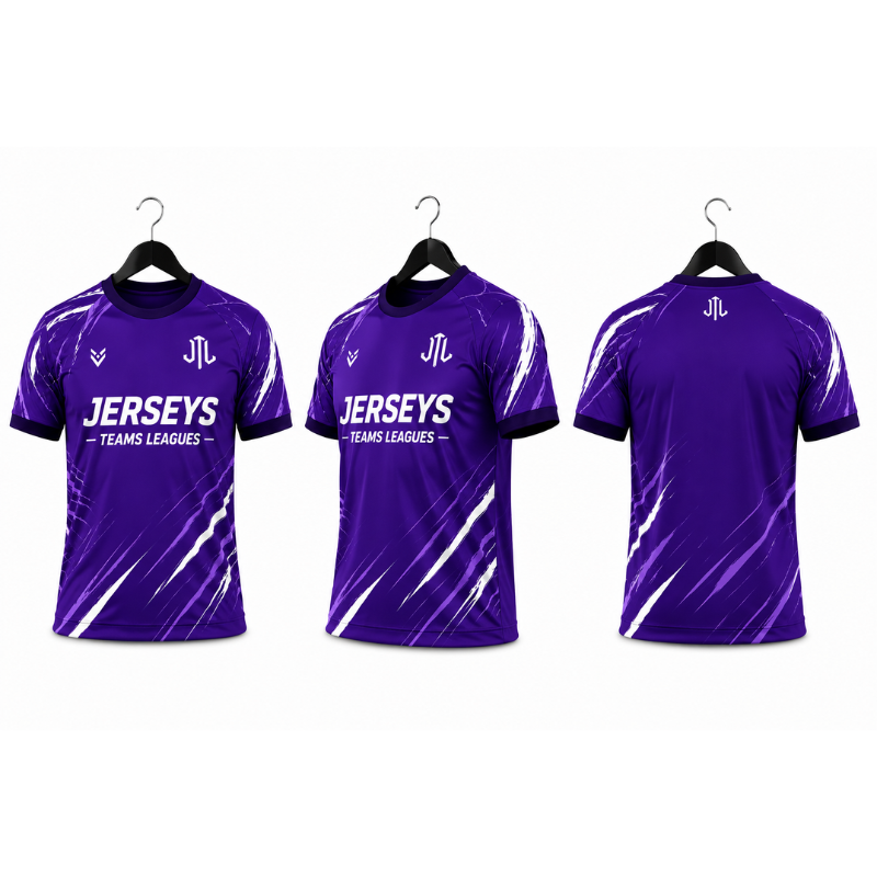 Jerseys Teams Leagues Purple Performance Football Jersey – Violet Edition