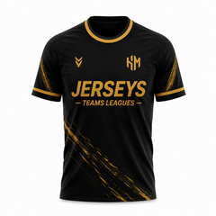 Jerseys Teams Leagues Black & Gold Performance Football Jersey