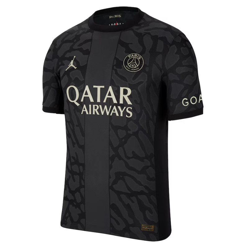 Jordan Brand Ousmane Dembélé Paris Saint-Germain Anthracite 2023/24 Third Match Player Jersey Brand