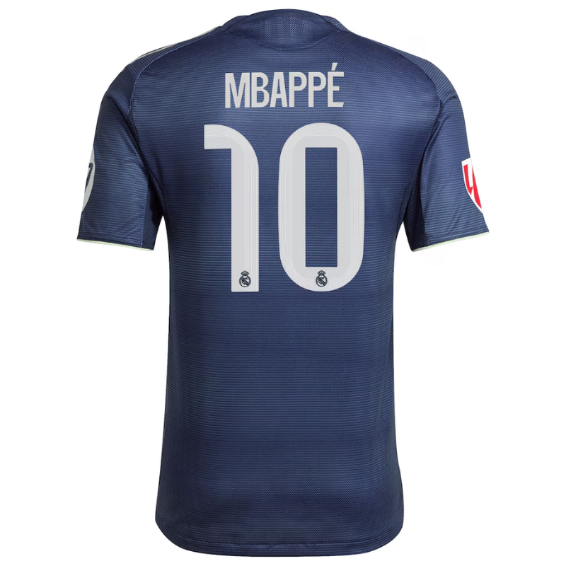 Kylian Mbappé Real Madrid 2025/26 Away Player Jersey - Blue
