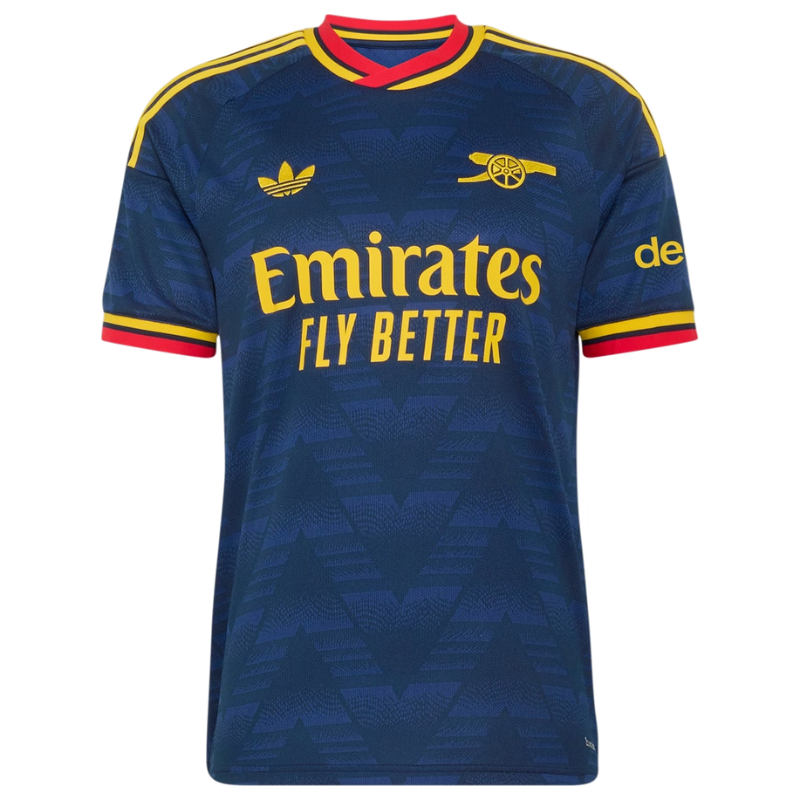 Men's Navy & Gold Custom Football Shirt (Arsenal)