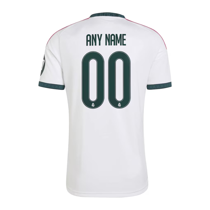 Madrid Men's Premium Classic White Custom Football Shirt – Regular Fit Matchday Performance Top