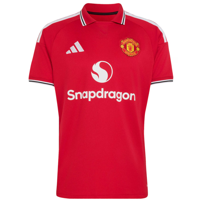 Man United Premium Red Polo-Style Custom Football Shirt
