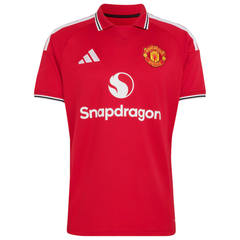 Man United Premium Red Polo-Style Custom Football Shirt