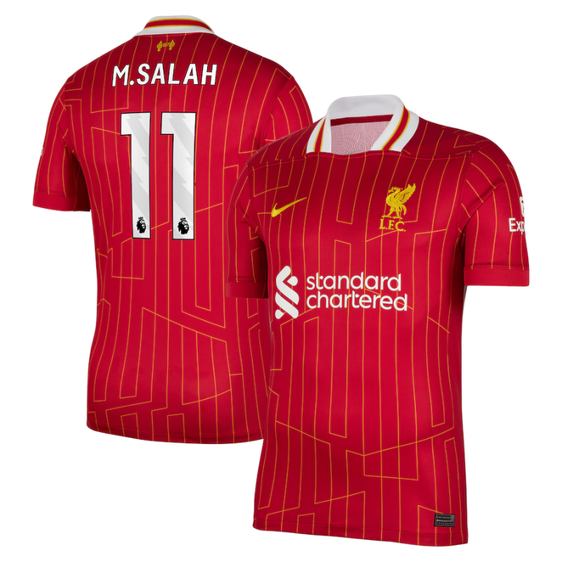 Mohamed Salah Liverpool 2024/25 Home Player Jersey – Red