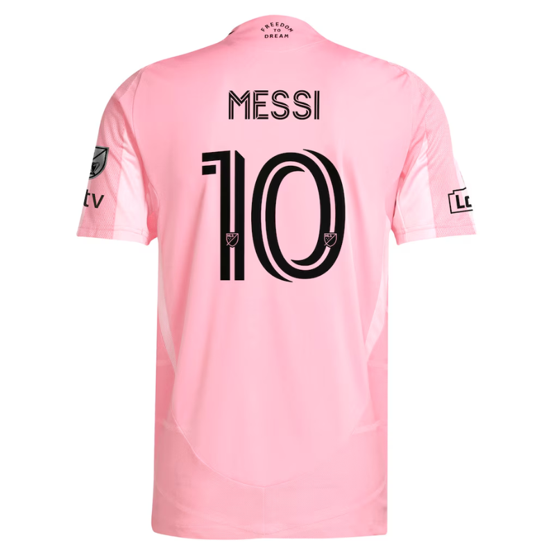 Miami Pink & Black Performance Football Jersey – Premium Soccer Shirt (Messi)