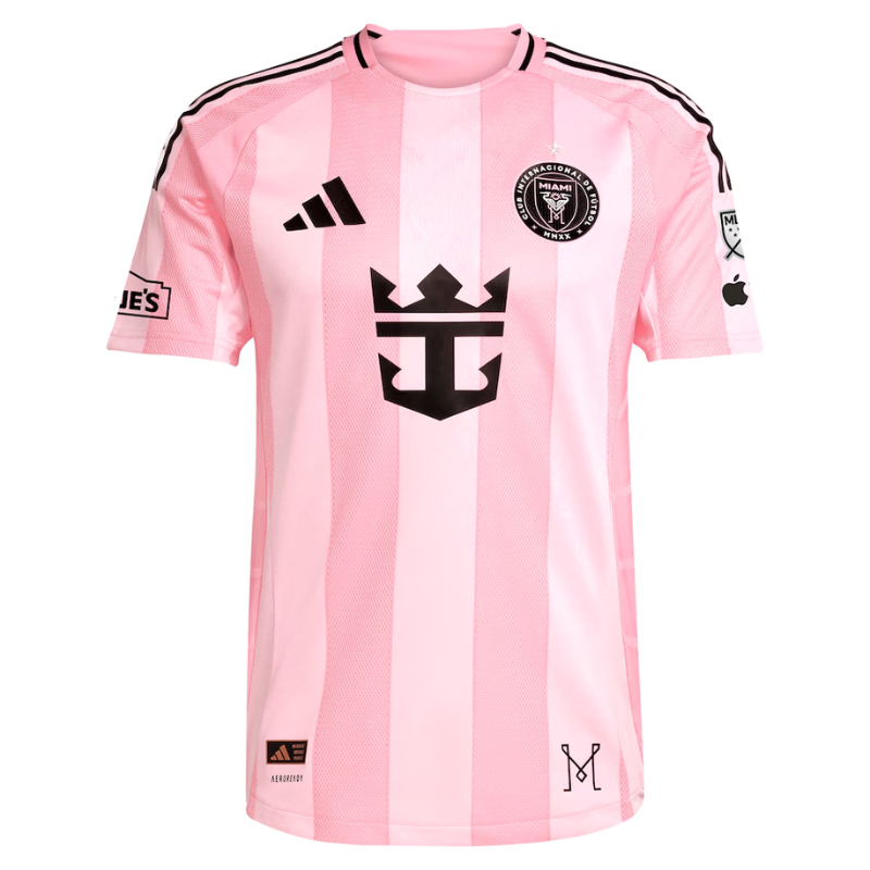 Miami Pink & Black Performance Football Jersey – Premium Soccer Shirt (Messi)