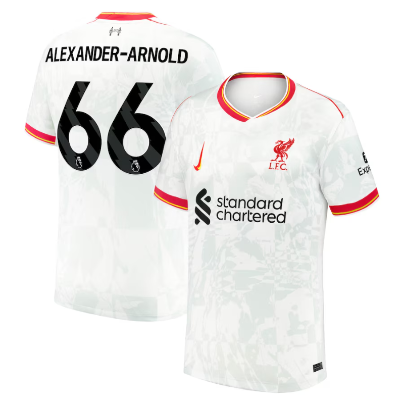 Trent Alexander-Arnold Liverpool 2024/25 Third Jersey - White
