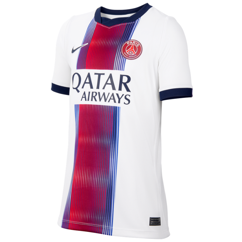 ""Paris Style White, Red & Navy Soccer Jersey (Dembélé)""